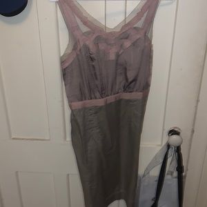 Ann Taylor Loft size 2, taupe dress
